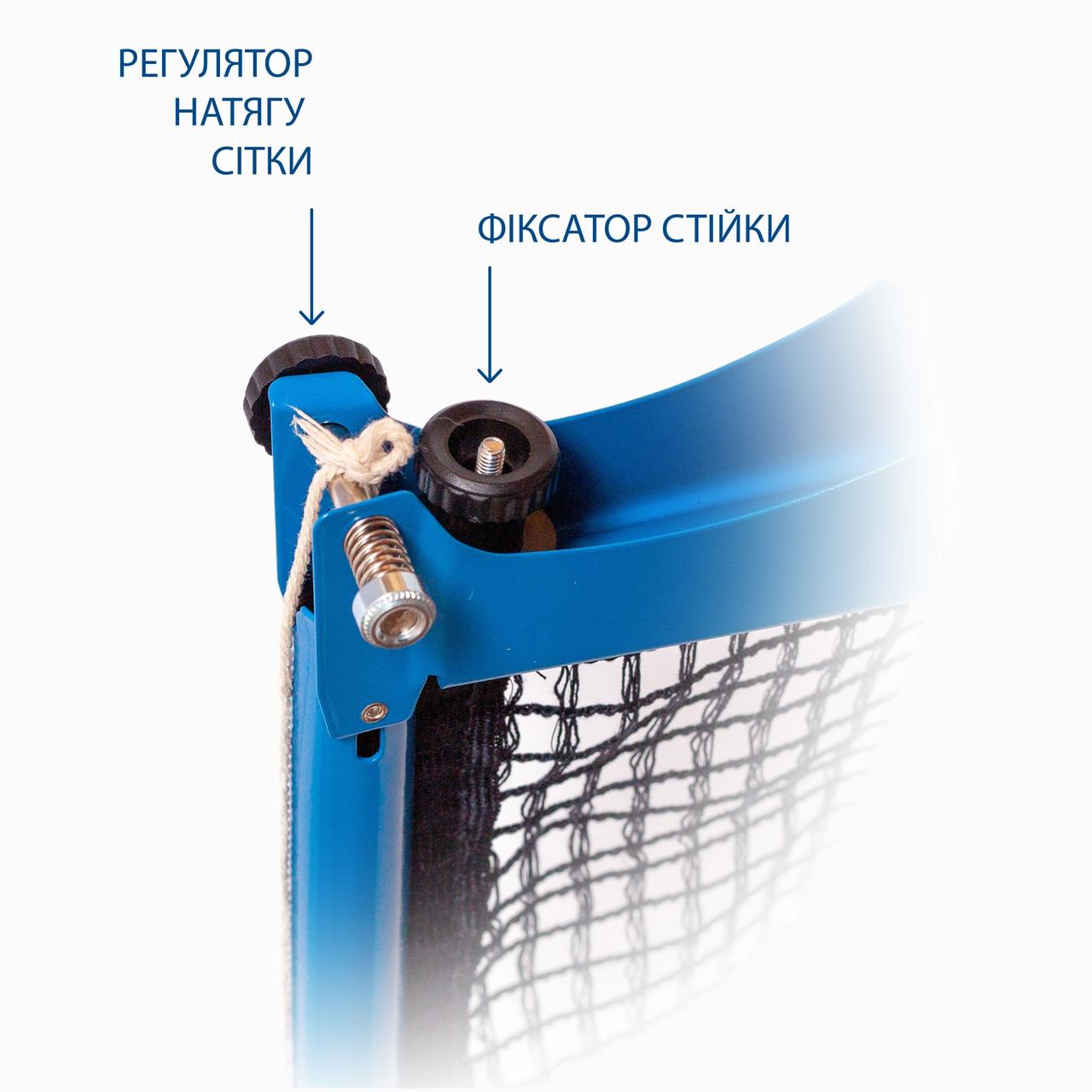 Сітка для настільного тенісу Giant Dragon 9819F Чорний, фото 1