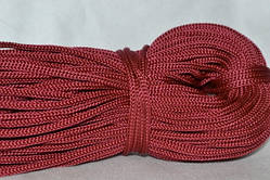 Шнури плетені 4 мм 90 м (0,280-0,290 кг). бордо