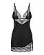Пеньюар і трусики Obsessive Lobellis chemise & thong XS/S  18+, фото 4