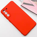 Чохол TPU GETMAN Liquid Silk Full Camera для Samsung Galaxy S21 FE, фото 3