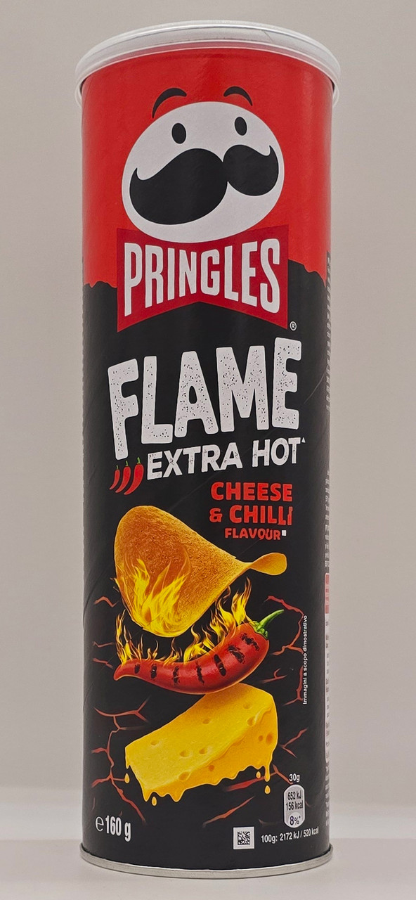 Чіпси Pringles Flame Cheese & Chilli Сир та перець Чилі 160г