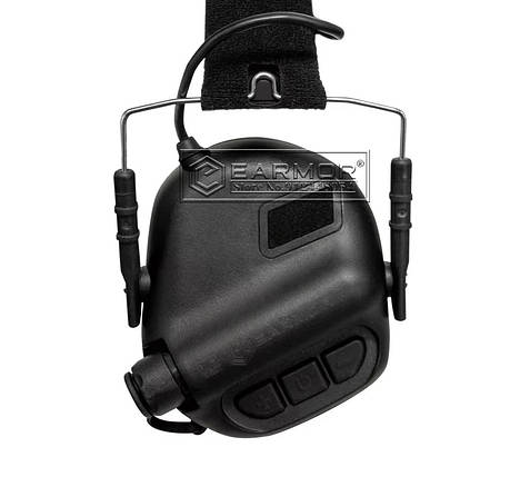 Тактичні навушники EArmor M31 MOD4 black, фото 1