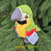 М'яка інтерактивна іграшка папуга кольоровий повтор голосу ходить 18см (K14802), фото 4