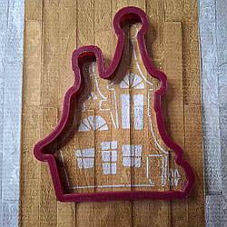 Вирубка з трафаретом для пряника Замок Хелловін