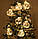 Гірлянда Xmas WW-1 Copper curtain ball lamp 7258 Ялинка 10 кульок, тепле біле світло, фото 2