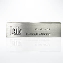 Фугувальні ножі для рейсмуса Leniv 130х35х3 DS стругальні ножі, фугувально-стругальний ніж, строгальний ніж