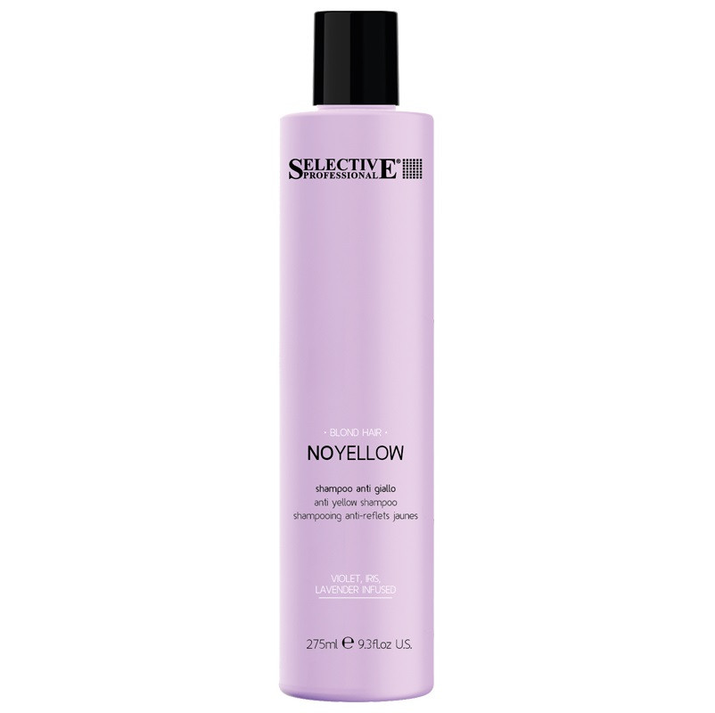 Шампунь для усунення небажаних жовтих відтінків Selective Professional No Yellow Anti Yellow Shampoo 275 мл.