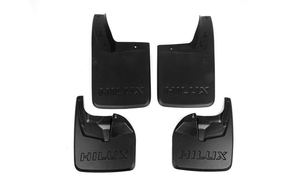 Бризковики EuroCap (4 шт) для Toyota Hilux 2006-2015 рр, фото 1