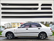 Захисні молдинги для Daewoo Lanos / Sens: 4-х дверний седан / 5-ти дверний хетчбек.