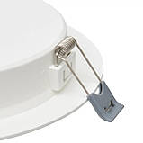 Точковий світильник 6W ІР44 NORTE Downlight 1-NDP-1602 5000K, круглий стельовий світильник вбудований, фото 3