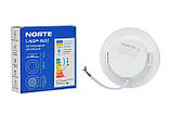 Точковий світильник 6W ІР44 NORTE Downlight 1-NDP-1602 5000K, круглий стельовий світильник вбудований, фото 4