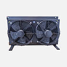 Повітряний здвоєний теплообмінник OMT SD400100A 230 В 80-300 л/хв (маслоохолоджувач)