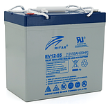 Тяговий акумулятор RITAR EV12-55 12V 55Ah M5 (229х138х211(216), фото 2