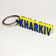 Індивідуальний брелок для ключів з вашим ім'ям або прізвищем і телефоном під замовлення з кільцем, фото 3