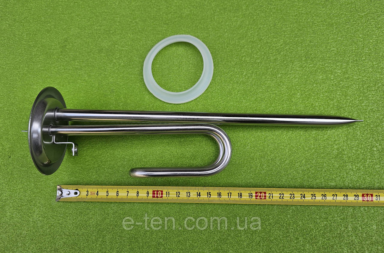 Тен нержавійка бойлера Ferroli 1500W / на фланці Ø82мм (+ ПРОКЛАДКА), з товстою трубкою під термостати, фото 1