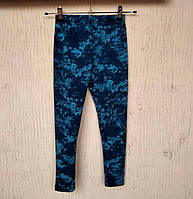 Лосини для дівчинки сині на хутрі