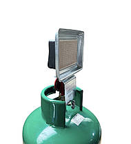 Газовий обігрівач Nurgaz NG-309 1,5 кВт + Балон Rudyy 15л в комплекті + пальник на балон в подарунок, фото 4