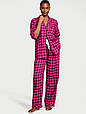 Піжама Victoria's Secret Flannel Long Pajama Set (Fuchsia), L, фото 3