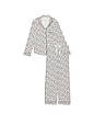 Піжама Victoria's Secret Modal Long Pajama Set (Coconut White Outline Hearts), XL, фото 4