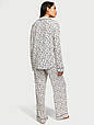Піжама Victoria's Secret Modal Long Pajama Set (Coconut White Outline Hearts), XL, фото 3