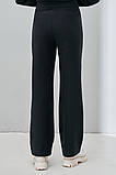 Теплі штани - палаццо для вагітних Heidi чорні, фото 8
