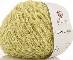 Пряжа Alpaca Boucle Filamo (букле)-222 салат