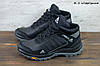 Чоловічі кросівки Adidas Terrex winter зимові з хутром черевики Адідас Терекс чорні шкіряні зима, фото 8