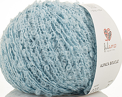 Пряжа Alpaca Boucle Filamo (букле)-223 блакитний
