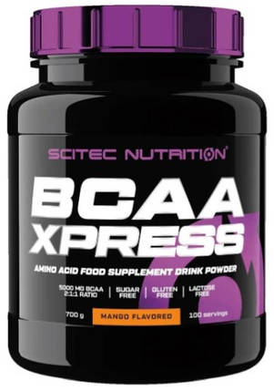 BCAA амінокислоти Scitec BCAA Xpress 700 г Манго, фото 1