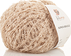 Пряжа Alpaca Boucle Filamo (букле)-237 світлий беж
