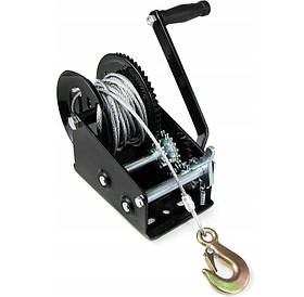 Лебідка ручна барабанна 1200кг MSW  трос 8м 5,5 мм