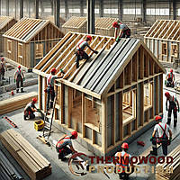 Як влаштуватися на виробництво дерев'яних будинків Thermowood Production? Фото, відео