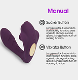 Вакумний вібратор Maya Flight of Fancy вагінальний смоктальний вібратор для жінок 10-швидкісний рожевий, фото 3