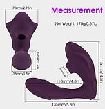 Вакумний вібратор Maya Flight of Fancy вагінальний смоктальний вібратор для жінок 10-швидкісний рожевий, фото 4