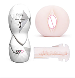 Мастурбатор для чоловіків кіска Maria ozawa COB Flight of Fancy всмоктування + вібрація, фото 3
