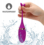 Вібраційне яйце Flight of Fancy жіночий кліторальний стимулятор G-точки фіолетове, фото 2