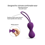 Вагінальні кульки Flight of Fancy для вправ Кегеля фіолетові, фото 4