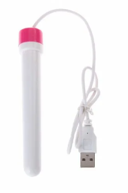Нагрівальний стрижень для чоловічих мастурбаторів USB Heating Rod Masturbation червоний, фото 1