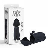 Мастурбатор Piper MX Вібраційний масажер 10 режимів для чоловіків чорний, фото 3