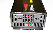 Інвертор перетворювач чистий синус 6000 вт 6 квт 12-220 В, фото 3