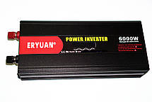 Інвертор перетворювач чистий синус 6000 вт 6 квт 12-220 В, фото 5