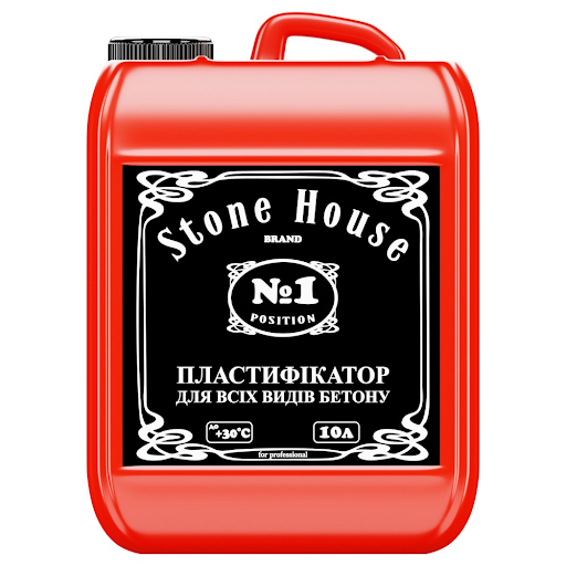 Пластифікатор для всіх типів бетону No1 STONEHOUSE 10 л