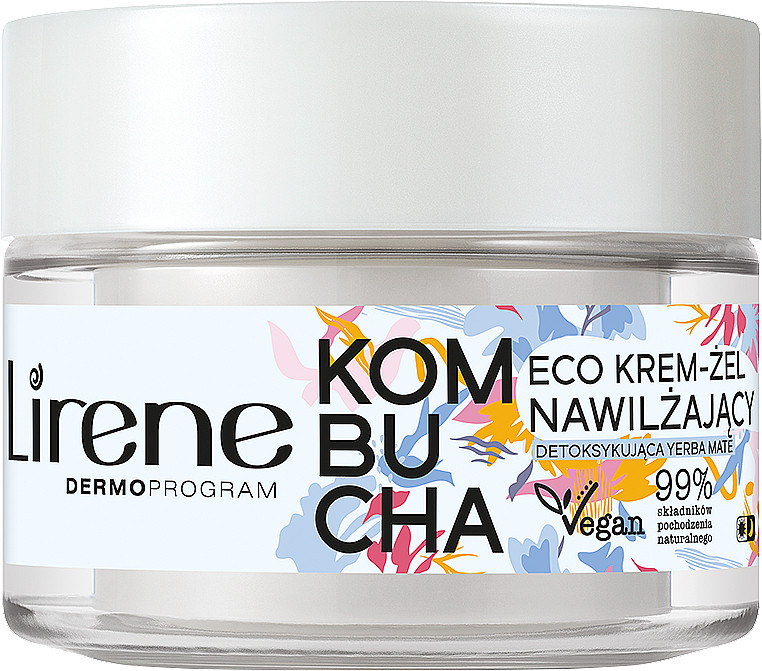 Зволожуючий крем-гель для обличчя Lirene KOMBUCHA (50мл.)