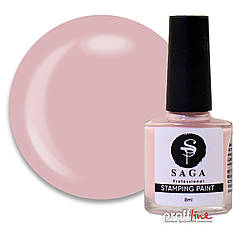 Лак-фарба для стемпінгу Saga Professional Stamping Paint №24 пастельно-рожевий, 8 мл
