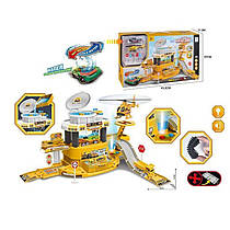 Дитяча 660 a-318 автомийка з металопластиковою машинкою, що змінює колір, звуком, світлом, підіймачем та гелікоптером