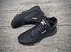 Зимові чоловічі кросівки Reebok black winter з хутром черевики Рібок чорні шкіряні теплі, фото 8
