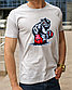 Чоловічі футболки MMА, бавовняна футболка принт ММА пітбуль, розмір S, фото 2