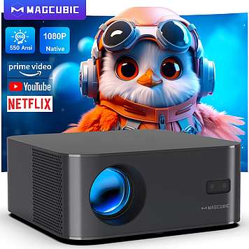 Проектор Magcubic HT600 Black 4K Dual Wifi 6 4K 550ANSI BT5.2 Новинка 2024 !