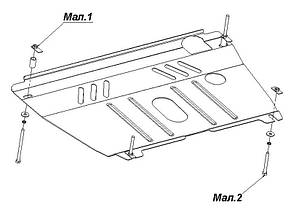 Захист двигуна Lexus ES 300 (2002-2006) (Захист двигуна Лесус ЕС 300) Автопристрій