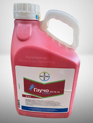 Гаучо Плюс Bayer 5л інсектицидний протравник насіння для пшениці, ячменю, сої, сорго, фото 1